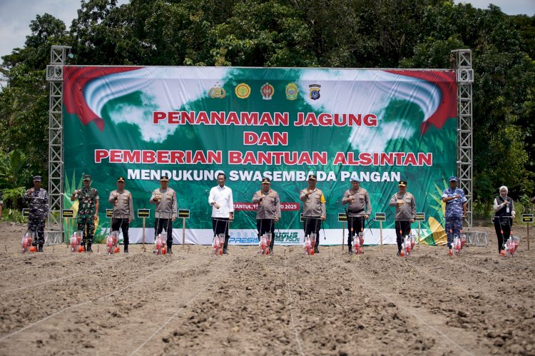 Ketahanan Pangan di Bantul: Kapolri Dorong Swasembada Jagung Nasional